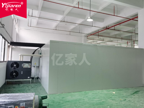 亿家人空气能烘干机在木业TVOC处理房中的应用