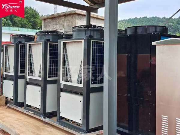 空气能加热恒温系统应用在污水处理生化池