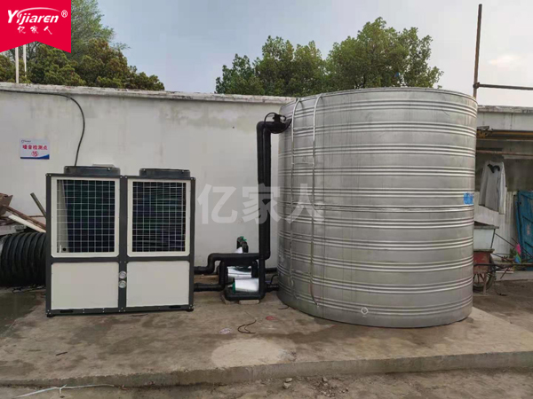 【空气能热泵】给河南南阳化工反应釜加热恒温