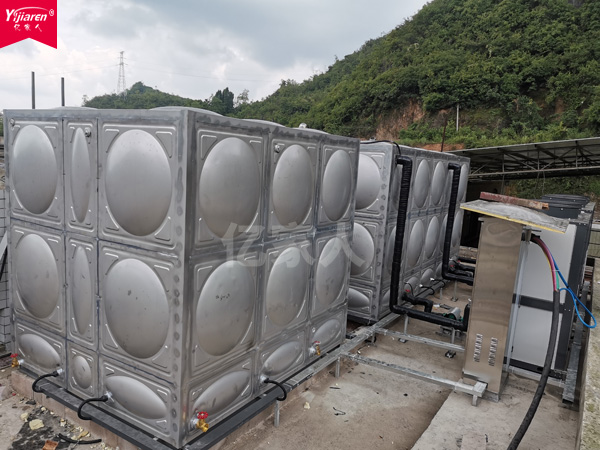 【工业空气能】对污水处理生化池加热控温