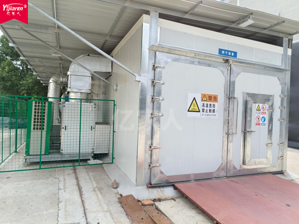 【空气能烘干除湿机】应用在家具水性漆晾干房