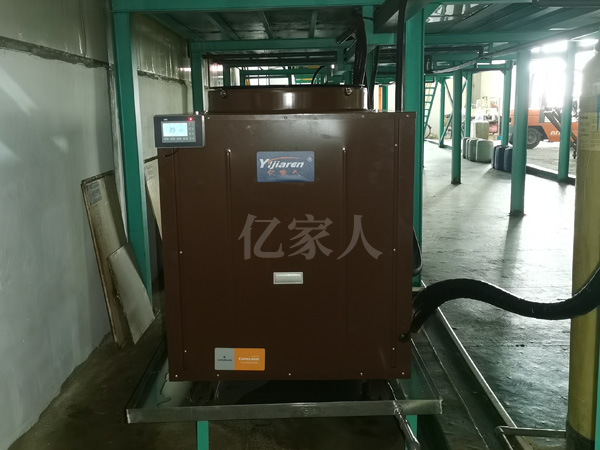 【高温空气能】自行车厂电镀清洗槽节能加热设备