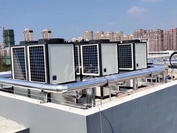 【空气能高温机组】应用在清洗加工行业节能改造中